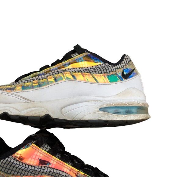 Rare 2018 Nike Air Max 95 LV8 White Blue Glaze Black Size 7 - Picture 6 of 16